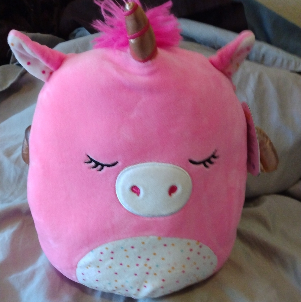 Squishmallow Annalise Pink Pegasus with tag 12"